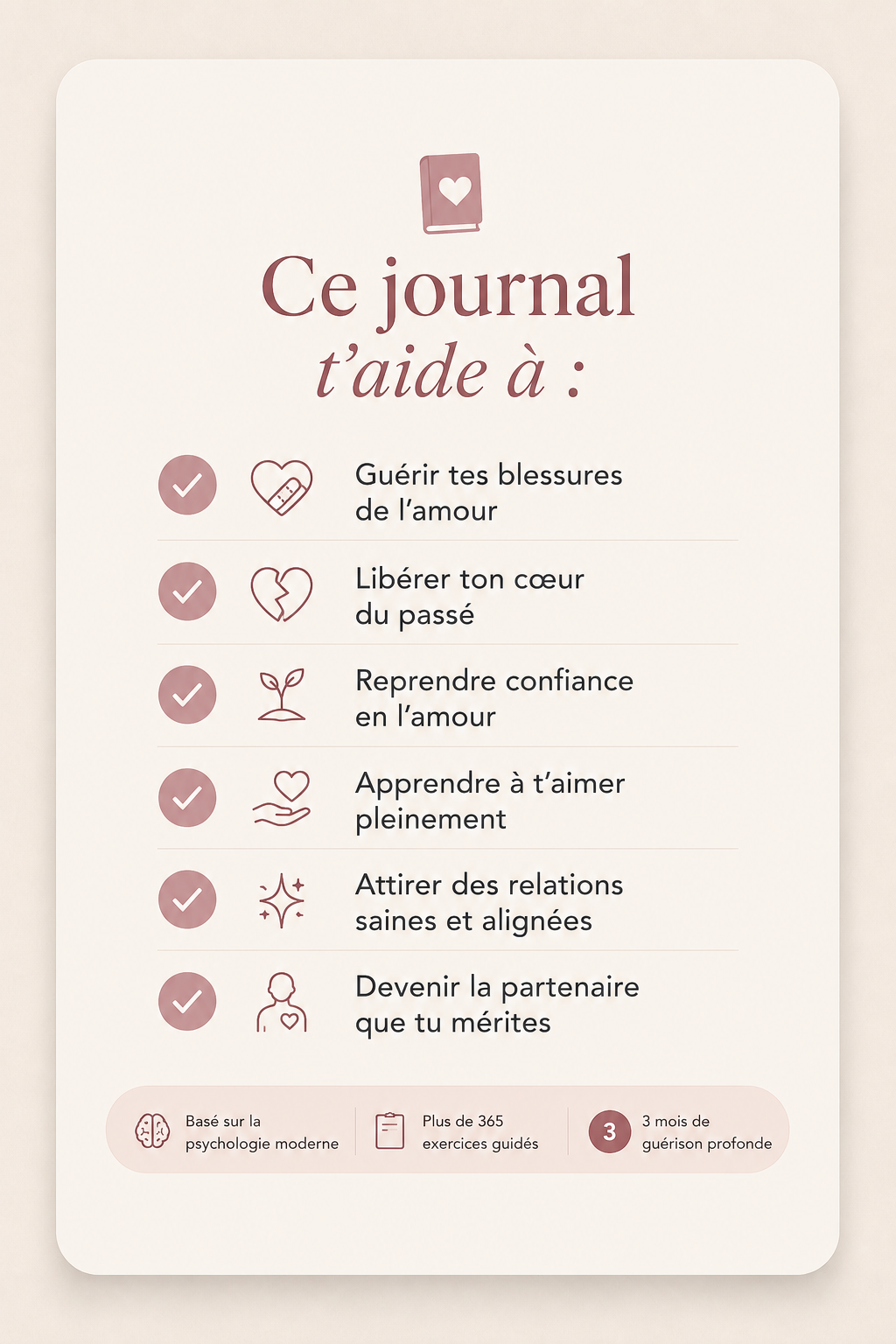 L'amour - The Healthy Solitude Journal - Tome 2