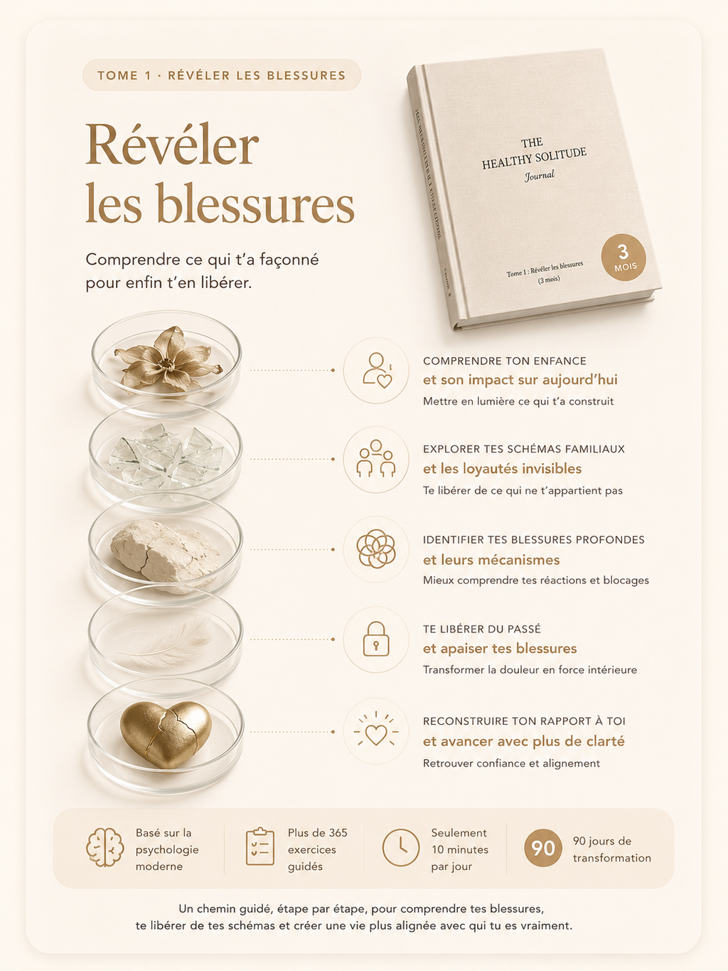 Les Blessures - The Healthy Solitude Journal - Tome 1