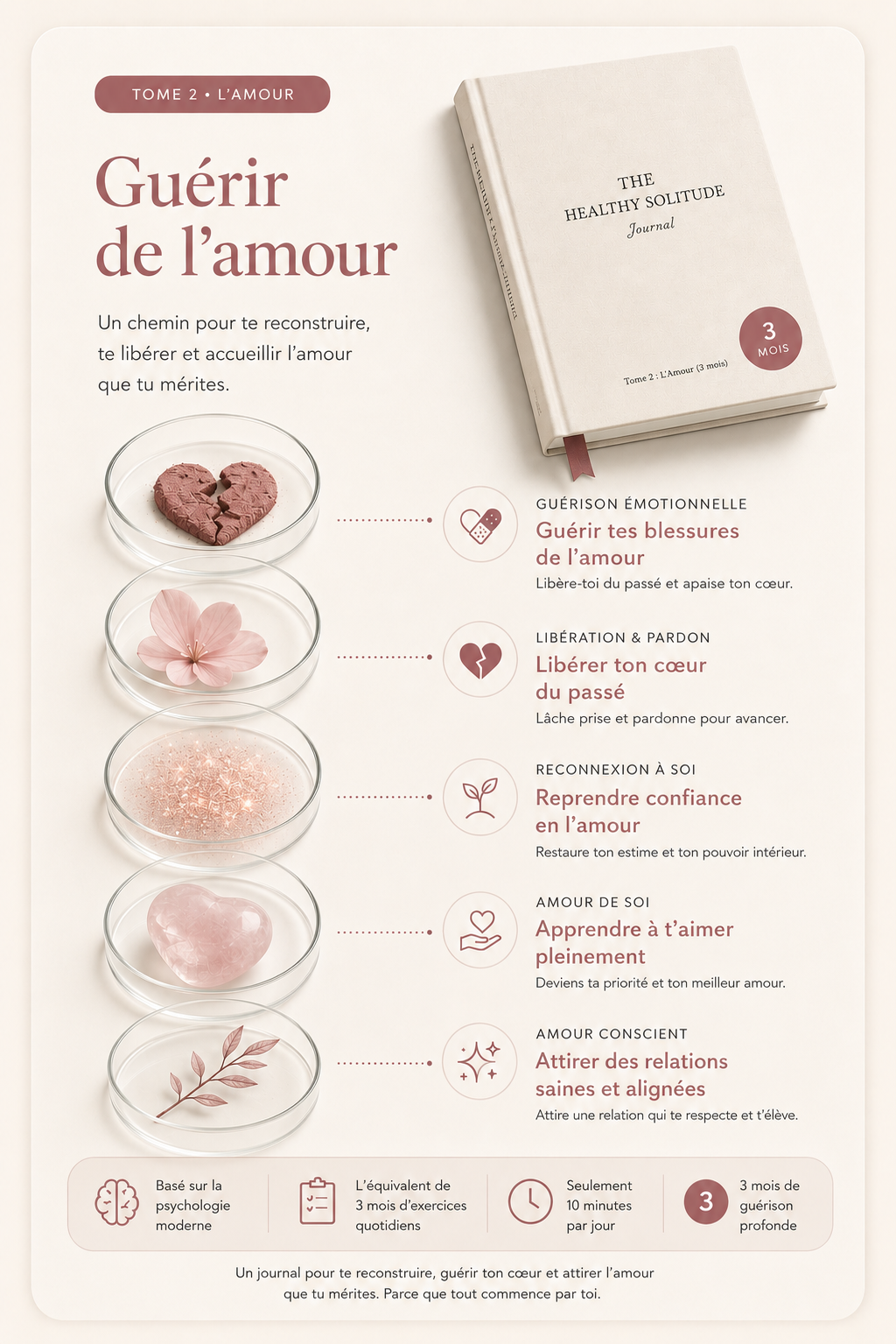 L'amour - The Healthy Solitude Journal - Tome 2