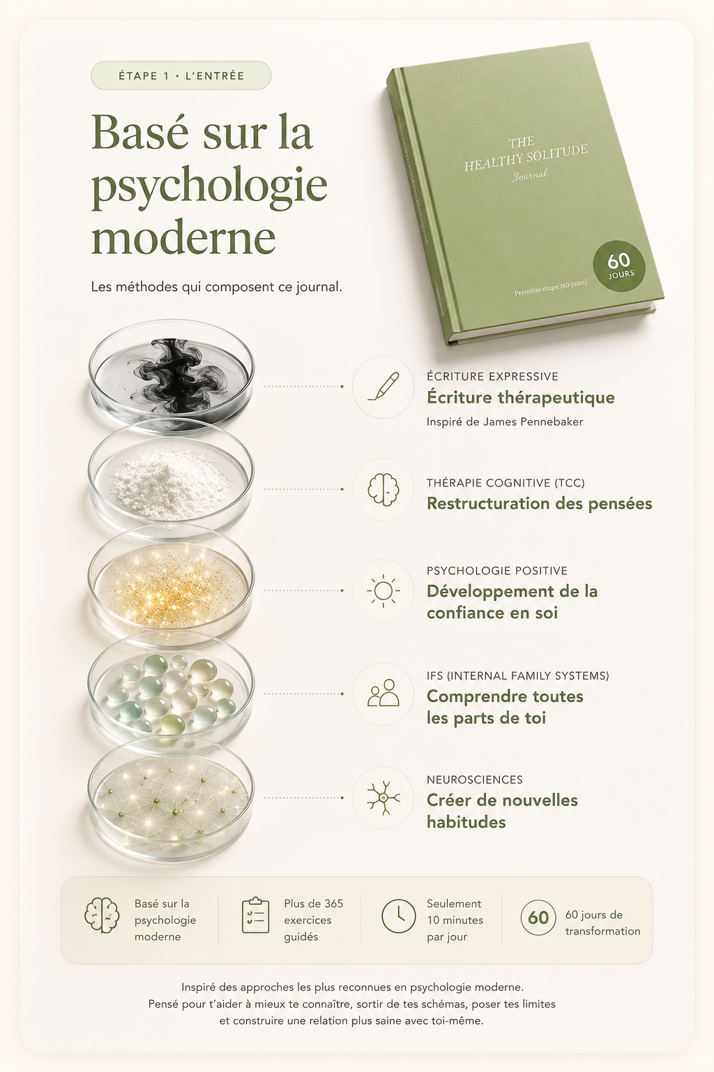 Première étape - The Healthy Solitude Journal - 60 jours