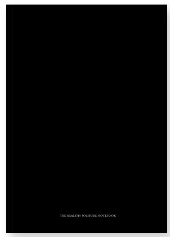 Le Carnet d’écriture libre, couverture rigide en lin noir